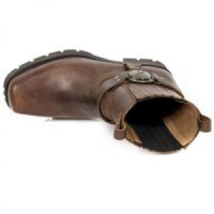  ALASKA CUERO, MOTORCYCLE MARRON New Rock M.7605-S20 -  