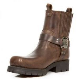 ALASKA CUERO, MOTORCYCLE MARRON New Rock M.7605-S20 -  