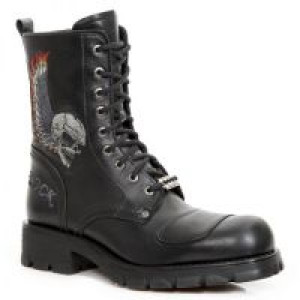  NOMADA NEGRO BORDADOS GRIS LLAMAS FUEGO MOTORCYCLE -  1