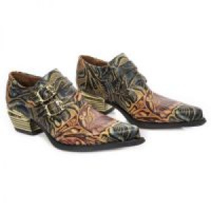  MEXICO CUERO, WEST NEGRO TACON DALLAS ORO VIEJO New Rock M.7960-S14 -  