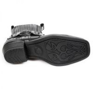  NOMADA NEGRO, CRUST NEGRO, WEST NEGRO H CUADRADA TACON DALLAS NEGRO New Rock M.7966-S5 -  