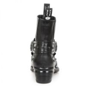  NOMADA NEGRO, CRUST NEGRO, WEST NEGRO H CUADRADA TACON DALLAS NEGRO New Rock M.7966-S5 -  