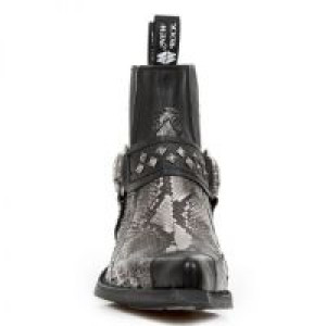  PYTHON RETICULATUS ARENA-NEGRO, CRUST NEGRO, WEST NEGRO ACERO TACON DALLAS ACERO New Rock M.7995PT-S22 -  
