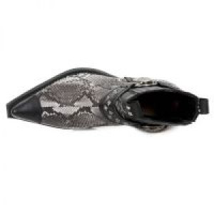  PYTHON RETICULATUS ARENA-NEGRO, CRUST NEGRO, WEST NEGRO ACERO TACON DALLAS ACERO New Rock M.7995PT-S22 -  