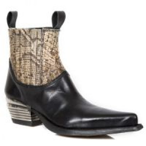  ITALI NEGRO, SNAKE CUERO, WEST NEGRO-ACERO TACON DALLAS ACERO -  1