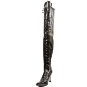  ITALI NEGRO Y PIEL ELASTICA NEGRA, MALICIA TACON -  4