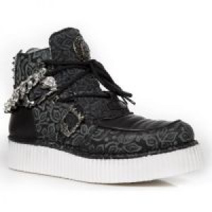  FLORAL NEGRO, CRUST NEGRO, FLORAL DENIM NEGRO, N -  2