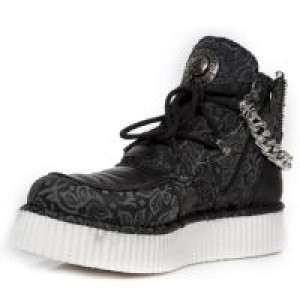  FLORAL NEGRO, CRUST NEGRO, FLORAL DENIM NEGRO, N -  4