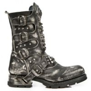  VINTAGE RASPADO NEGRO MOTOROCK NEGRO TACON ACERO -  1