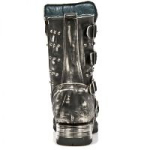  VINTAGE RASPADO NEGRO MOTOROCK NEGRO TACON ACERO -  5