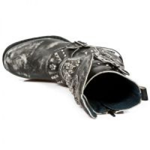  VINTAGE RASPADO NEGRO MOTOROCK NEGRO TACON ACERO -  7