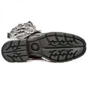  VINTAGE RASPADO NEGRO MOTOROCK NEGRO TACON ACERO -  6