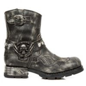  VINTAGE RASPADO NEGRO MOTOROCK NEGRO TACON ACERO New Rock M.MR041-S3 -  