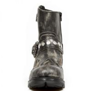  VINTAGE RASPADO NEGRO MOTOROCK NEGRO TACON ACERO -  3