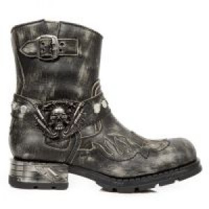  VINTAGE RASPADO NEGRO MOTOROCK NEGRO TACON ACERO -  1