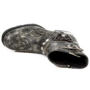  VINTAGE RASPADO NEGRO MOTOROCK NEGRO TACON ACERO -  7