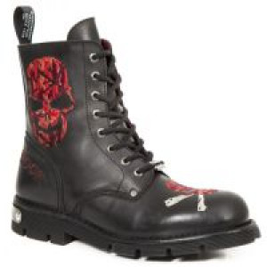  ITALI NEGRO BORDADOS CAMUFLAJE ROJO PLANING N New Rock M.NEWMILI85-S2 -  