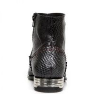  PITON NEGRO GRAFITO REVESS ROJO PITONE NEGRO BOX -  5