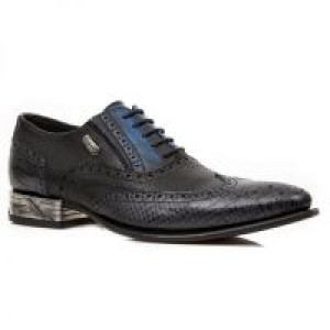  PITON NEGRO GRAFITO REVESS AZUL PITONE NEGRO BOX -  2