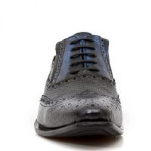  PITON NEGRO GRAFITO REVESS AZUL PITONE NEGRO BOX -  3