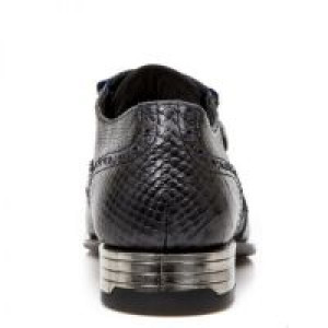  PITON NEGRO GRAFITO REVESS AZUL PITONE NEGRO BOX -  5