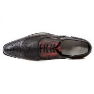  PITON NEGRO GRAFITO REVESS ROJO PITONE NEGRO BOX -  7
