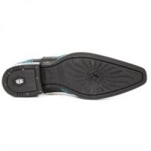  PITON CHAROL VERDE-AZUL, PITONE NEGRO, BOX METAL -  6