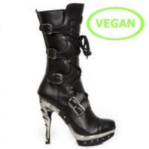  VEGAN MICRO NEGRO PLAT ACERO PUNK GARRAS T COB New Rock M.PUNK001-VS1 -  