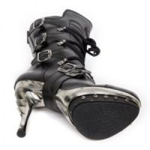  VEGAN MICRO NEGRO PLAT ACERO PUNK GARRAS T COB -  6
