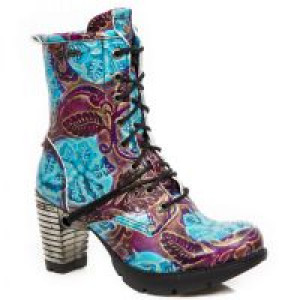 VINTAGE FLOWER TIKI TRAIL NEGRO TACON ACERO -  2