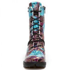  VINTAGE FLOWER TIKI TRAIL NEGRO TACON ACERO -  3