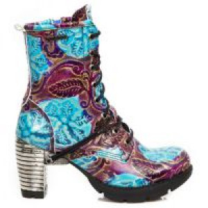  VINTAGE FLOWER TIKI TRAIL NEGRO TACON ACERO -  1