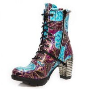 VINTAGE FLOWER TIKI TRAIL NEGRO TACON ACERO -  4