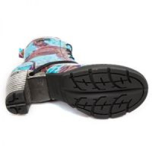  VINTAGE FLOWER TIKI TRAIL NEGRO TACON ACERO -  6
