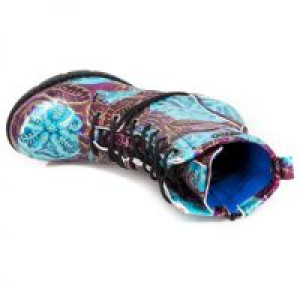  VINTAGE FLOWER TIKI TRAIL NEGRO TACON ACERO -  7