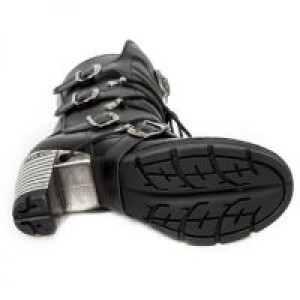  VEGAN NEGRO TRAIL NEGRO TACON ACERO New Rock M.TR003-VS1 -  