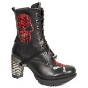  ITALI NEGRO BORDADOS CAMUFLAJE ROJO TRAIL NEGRO T New Rock M.TR079-S2 -  