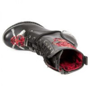  ITALI NEGRO BORDADOS CAMUFLAJE ROJO TRAIL NEGRO T -  8
