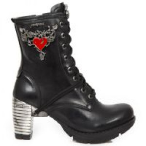  ITALI NEGRO , TRAIL NEGRO TACON ACERO New Rock M.TR092-S1 -  