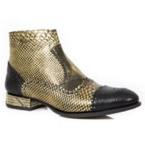  PITONE NEGRO, SNAKE ORO, BOX OROMANE, VIP96 NEGRO TACON VIP-1 ORO VIEJO New Rock M.VIP96005-S6 -  