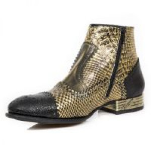  PITONE NEGRO, SNAKE ORO, BOX OROMANE, VIP96 NEGRO TACON VIP-1 ORO VIEJO New Rock M.VIP96005-S6 -  