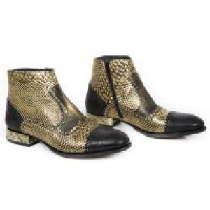  PITONE NEGRO, SNAKE ORO, BOX OROMANE, VIP96 NEGRO TACON VIP-1 ORO VIEJO New Rock M.VIP96005-S6 -  