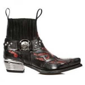   ITALI NEGRO PITON RETICULATUS ROJO DALLAS NEGRO New Rock M.WST005-S2 -  