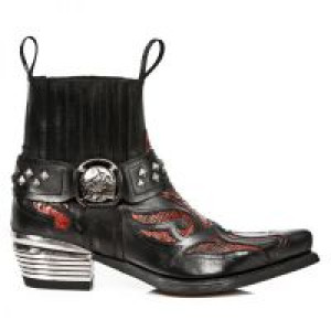   ITALI NEGRO PITON RETICULATUS ROJO DALLAS NEGRO New Rock M.WST005-S2 -  
