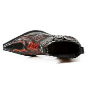   ITALI NEGRO PITON RETICULATUS ROJO DALLAS NEGRO New Rock M.WST005-S2 -  