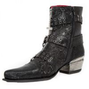  PITONE NEGRO, VINTAGE FLOWER NEGRO, DALLAS NEGRO TACON DALLAS ACERO New Rock M.WST062-S1 -  