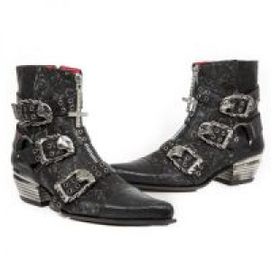  PITONE NEGRO, VINTAGE FLOWER NEGRO, DALLAS NEGRO TACON DALLAS ACERO New Rock M.WST062-S1 -  
