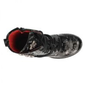   VINTAGE FLOWER NEGRO,TRAIL NEGRO TACON-2 TACON ACERO TRAIL-2 FLOR DE LYS New Rock M.TR082-S2 -  