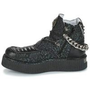   FLORAL NEGRO, CRUST NEGRO, FLORAL DENIM NEGRO, CREEPERS NEGRO New Rock M.CRP050-S2 -  