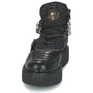   FLORAL NEGRO, CRUST NEGRO, FLORAL DENIM NEGRO, CREEPERS NEGRO New Rock M.CRP050-S2 -  